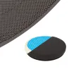 Assise pivotante en gel et mousse mémoire de forme 360° - Noir