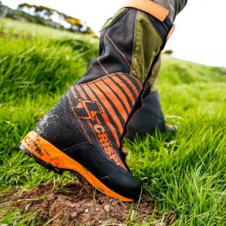 Chaussures-guêtres de chasse CRISPI Highland Pro GTX BOA couleur orange 40 à 47