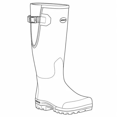 Bottes Pioneer Nord Hunting Green isolation caoutchouc 40 à 46