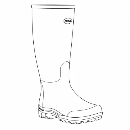 Bottes Mono Hunting Green confort caoutchouc kaki 40 à 46