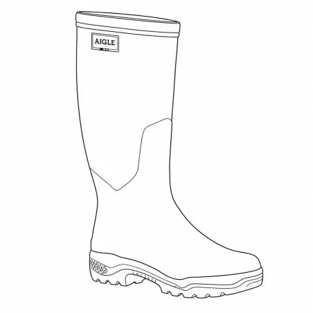 Bottes Parcours 2 ultra confort caoutchouc et polyester T39 à 48