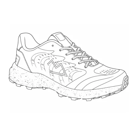Baskets de marche homme Santiago - Marron - SAFETY JOGGER