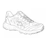 Baskets de marche homme Santiago - Marron - SAFETY JOGGER