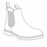 Bottines Chelsea Heritage Farmer Brighton cuir noir 40 à 47