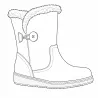 Bottines fourrées femme microfibre noire | Chaudes & confortables