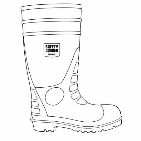 Bottes sécurité Hercules S5 noires PVC embout acier