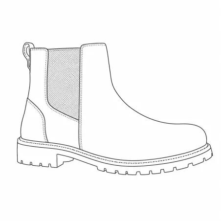Bottines Touk Cuir Zip marron 40 à 46