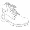 Chaussures Grass cuir imperméable marron