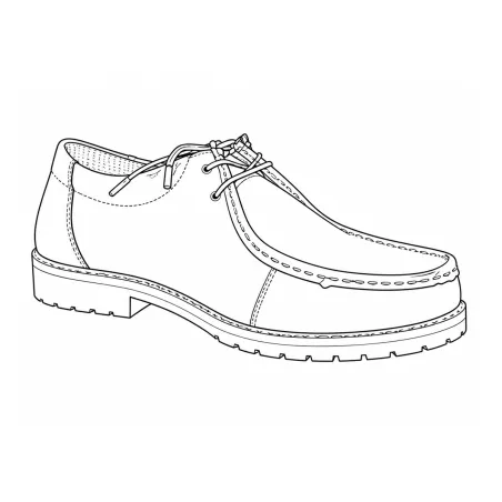 Chaussures Danube cuir semelle caoutchouc marron 40 à 46