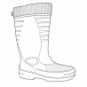 Bottes isolantes waterproof EVA polymère kaki 40 à 47