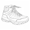Chaussures de marche Indiana en PU et MESH kaki 39 à 46