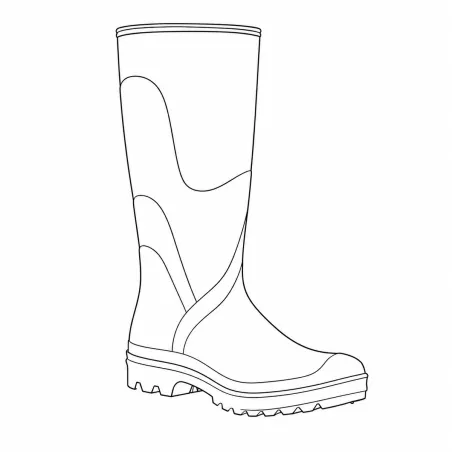 Bottes femmes et enfants Baudou Karol marron PVC jersey