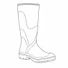 Bottes femmes et enfants Baudou Karol marron PVC jersey