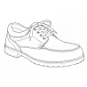 Chaussures Derby Torn cuir gras semelle TPR marron 39 à 46