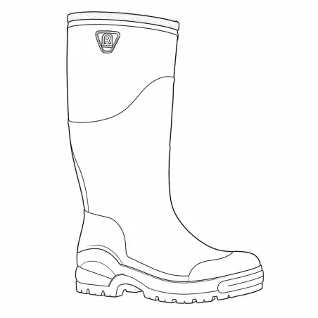 Bottes Rouchette Optimum résistantes lisier et hydrocarbures marron