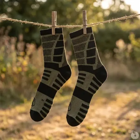 Chaussettes Impact 7 Summer vert olive