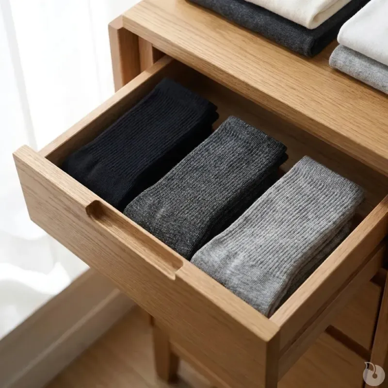 Lot de 3 paires de chaussettes confort sans élastique noir gris