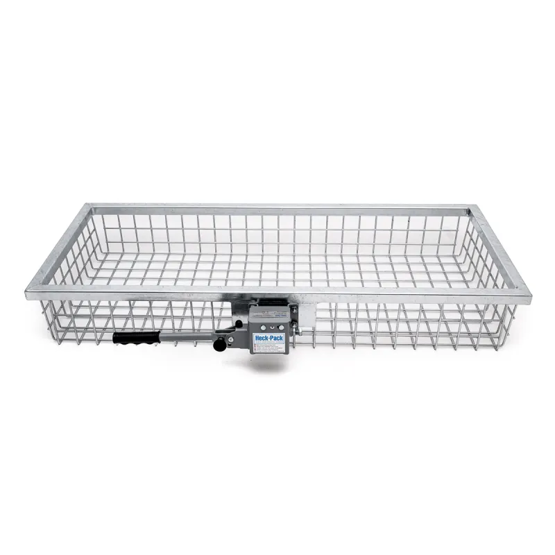 Panier porte-gibier Heck-Pack galvanisé avec attache rapide 120x50x17,5cm - Homologué ECE
