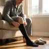 Mi-bas anti-fatigue Noir - Confort et soutien au quotidien