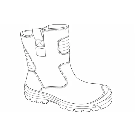 Bottes de sécurité Mayon S3S - Homme - Marron