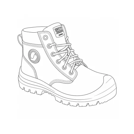Chaussures de sécurité Dakar EW pour homme - Marron - SAFETY JOGGER