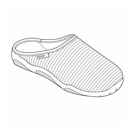 Chaussons mules Docean homme - Bleu marine