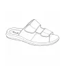 Sandales Debi en Cuir Marron pour Homme - AYOKA