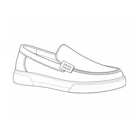 Mocassins Homme Bleu Marine en Synthétique - Style Élégant et Confortable