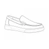 Mocassins Homme Bleu Marine en Synthétique - Style Élégant et Confortable