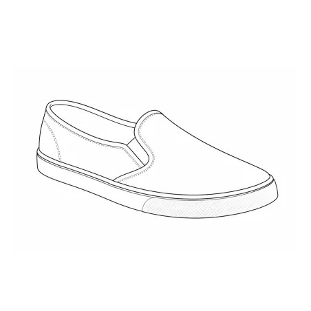 Chaussures souples homme en textile bleu marine - Tige basse