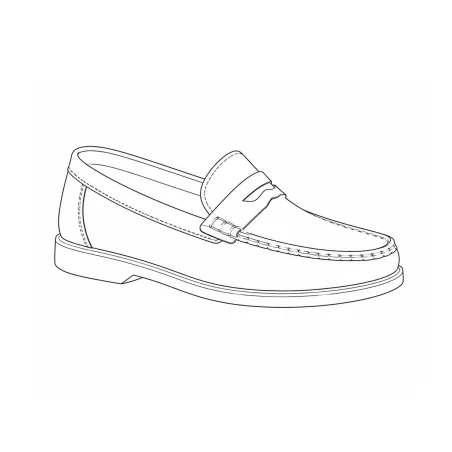 Mocassins Homme Kaki en Synthétique - Tige Basse