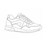 Baskets Homme Gris et Noir en Synthétique - Tige Basse