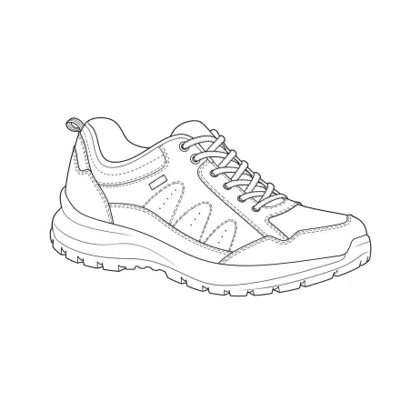 Chaussures basses Ayoka Dick noires cuir imperméable confort