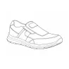 Chaussures Ayoka Drill noires sans lacets cuir imperméable