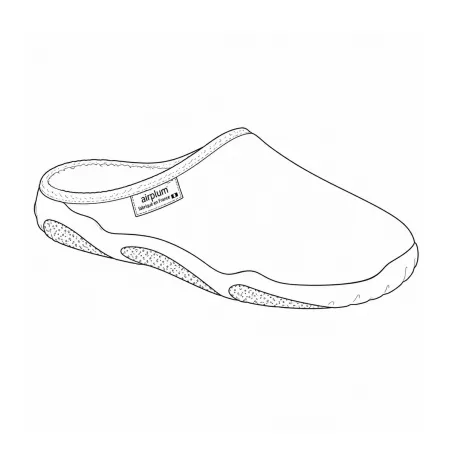 Chaussons Mules Fourrées Doudou Marron Airplum