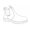 Bottines sécurité Jackman S3 cuir marron embout acier antistatique
