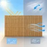 Canisse bambou fendu - Largeur 3 m sur hauteur 1,5 m occultation naturelle