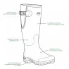 Bottes Pioneer Nord Hunting Green isolation caoutchouc 40 à 46
