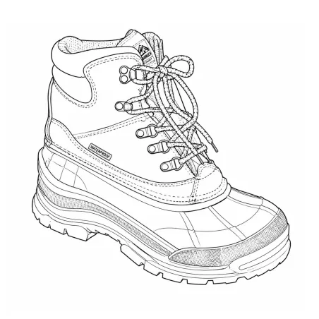Chaussures Rochette Quebec Kaki nubuck étanche