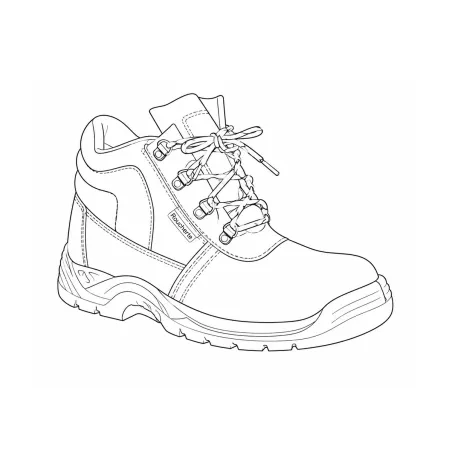 Chaussure sécurité shock cuir noir ISO20345 norme S3 40 à 47