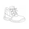 Chaussure sécurité shock cuir noir ISO20345 norme S3 40 à 47