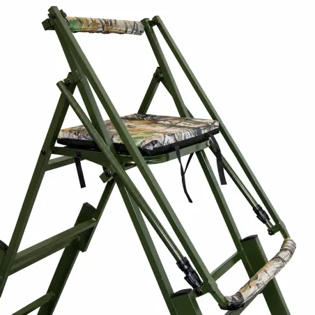 Chaise d'affût en aluminium extensible - Confort et légèreté pour la chasse