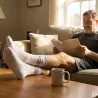 Lot de 3 paires de chaussettes sport coton blanches