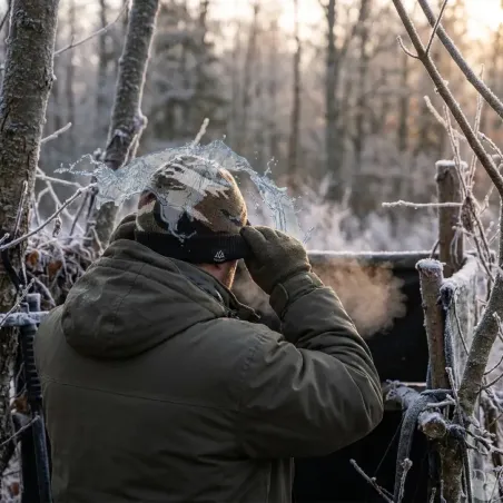 Bonnet Rainshell camo marron Verjari – étanche et respirant