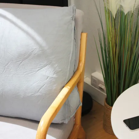 Coussin de Lecture Ergonomique Ultra-Confort - Soutien Nuque & Dos