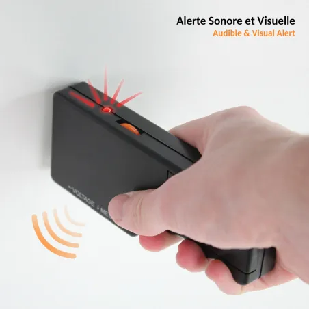 Détecteur de tension et métaux 2-en-1 - Sécurité avant perçage