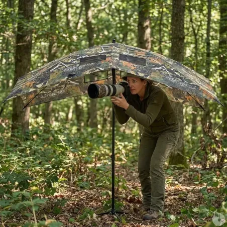 Parapluie Ertak 2,20m Polyester 2 Meurtrières Protection