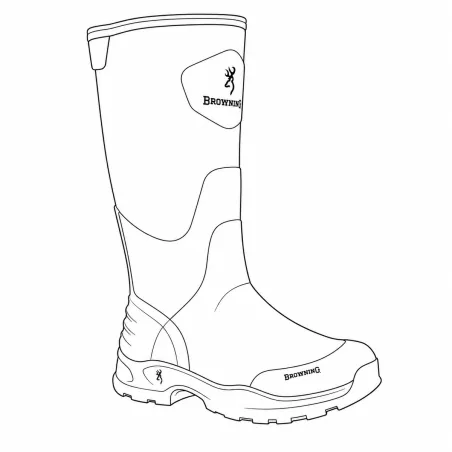 Bottes Browning Invector II étanches vertes 40 à 47