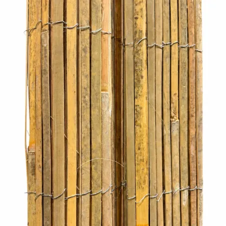 Canisse bambou fendu - Largeur 5 m sur hauteur 1,5 m occultation naturelle
