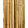 Canisse bambou fendu - Largeur 5 m sur hauteur 1,5 m occultation naturelle